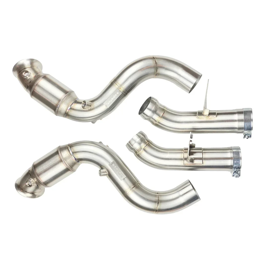 mercedes gle 63 downpipes brondex