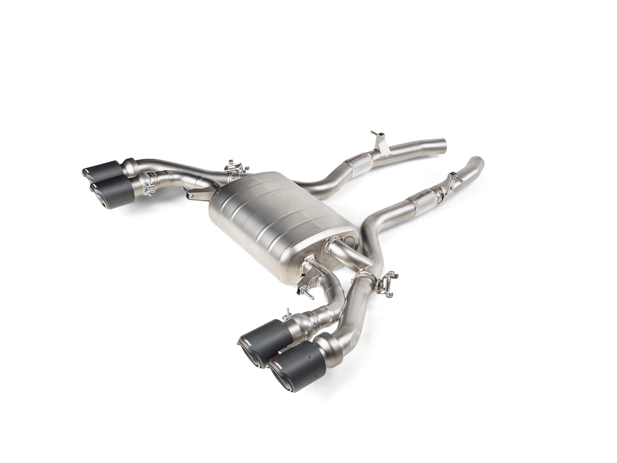 Akrapovic exhaust system for BMW F97 X3M / X3M Competition and F98 X4M / X4M Competition