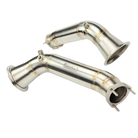 audi rs6 c8 downpipes brondex