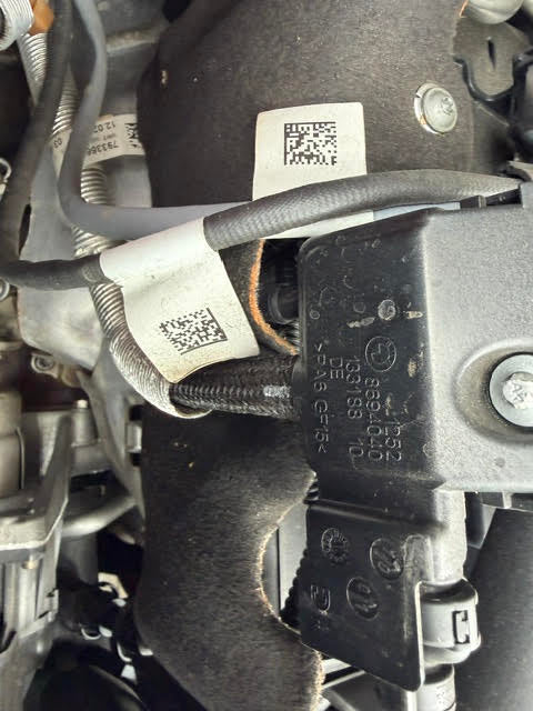 disconnect the small hose connected to the OPF sensor