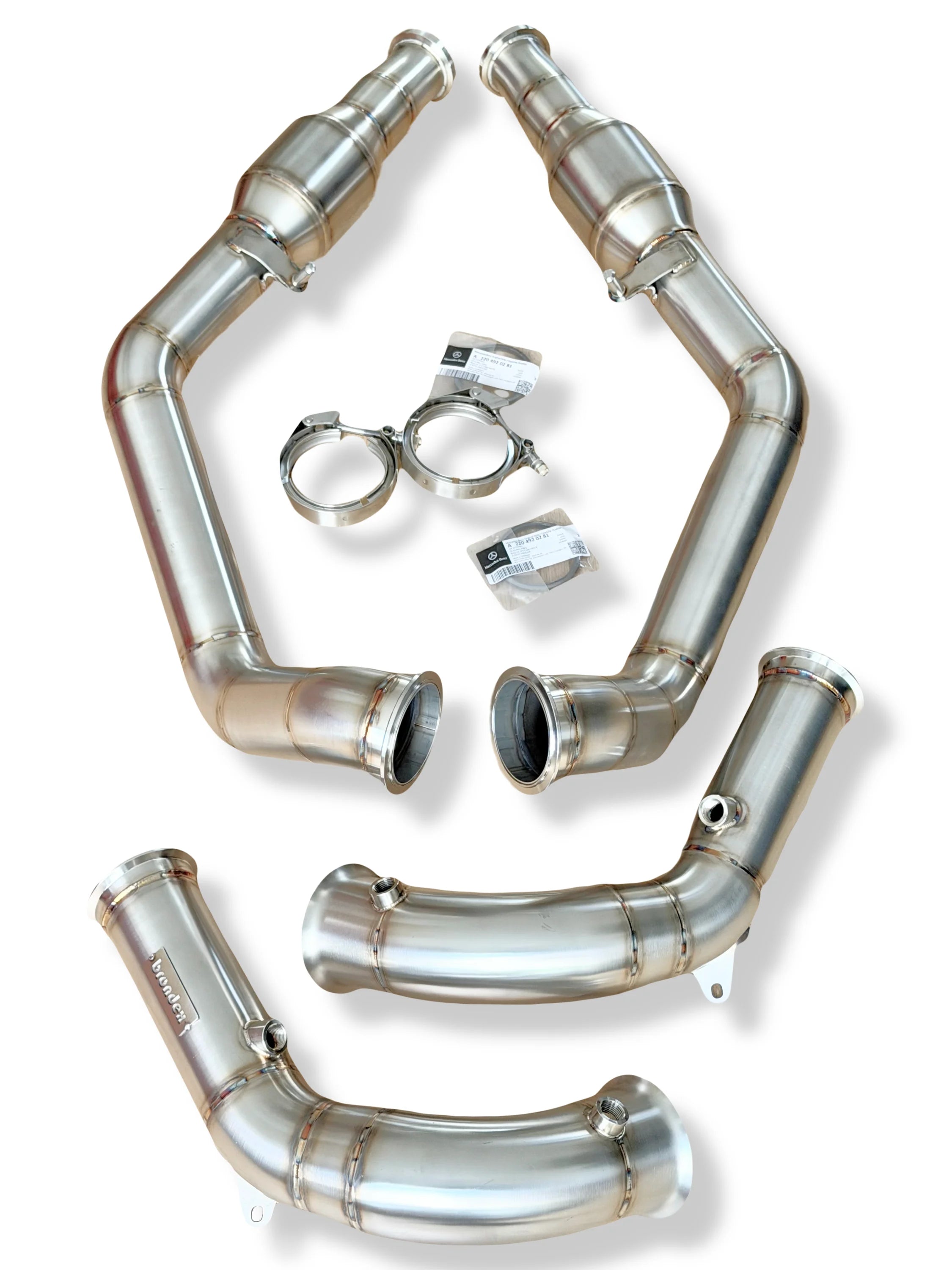 mercedes g63 w463a downpipes