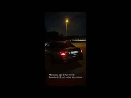 mercedes e63 downpipes brondex exhaust